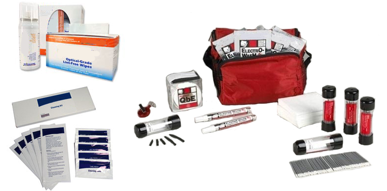 Fiber Optic Cleaning Kits and Printer Cleaner Kits from Brady, Chemtronics and MicroCare Corporation