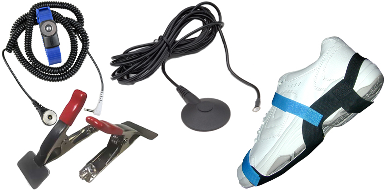 Bench Grounds, Coil Cords and Wrist Strap Cords, Garment Clips, Grounding Hardware, Heel Grounders, Sole Grounders, Toe Grounders and Wrist Straps