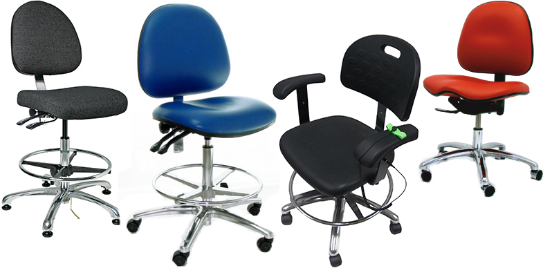 ESD Chair and ESD Stools by Bevco Ergonomic Seating, Gibo/Kodama Seating, and Industrial Seating