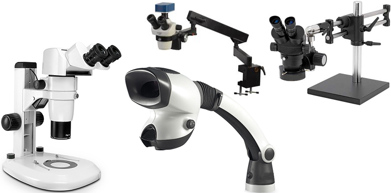 Binocular Microscopes, Trinocular Microscopes and Visual Inspection Systems from O.C. White, Scienscope, Unitron and Vision Engineering