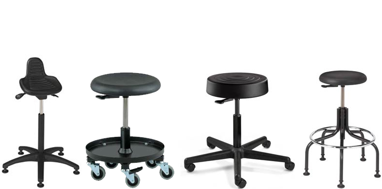 Polyurethane Stools by Bevco Ergonomic Seating, Gibo/Kodama Seating and Industrial Seating.