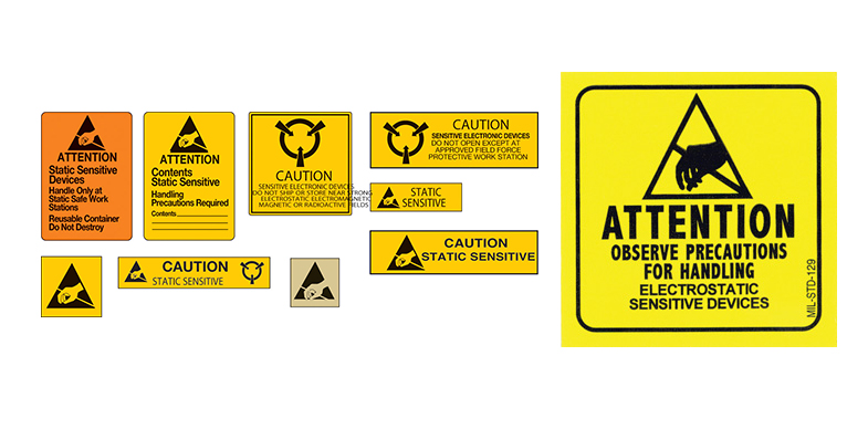 Static Warning Labels and Static Warning Signs from Brady Worldwide Inc, SCS and Botron