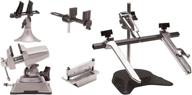 Vises in all shapes in sizes from Hakko, Panavise Products and MB Manufacturing