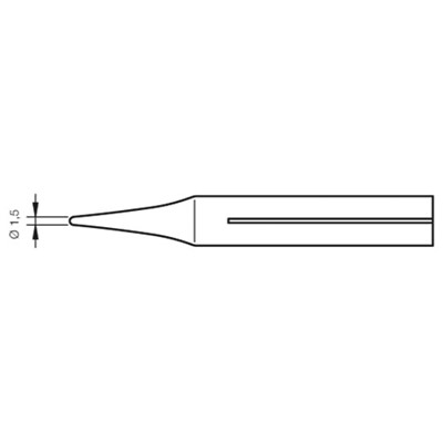 JBC Tools 0300905 - R-10D Long Life Soldering Tip for 30ST/40ST/SL2020 & IN2100 Irons