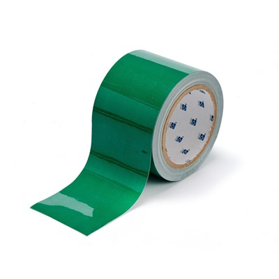 Brady 104345 - ToughStripe Floor Marking Tape - 2 Mil - 3" x 100' - Green