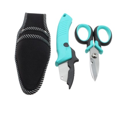 Aven11010 Multi-Purpose Electrician Scissors Kit - Electrician Scissors - Cable Stripping Blade