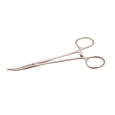 Aven 12016 Hemostat - Curved 5" - Serrated jaws