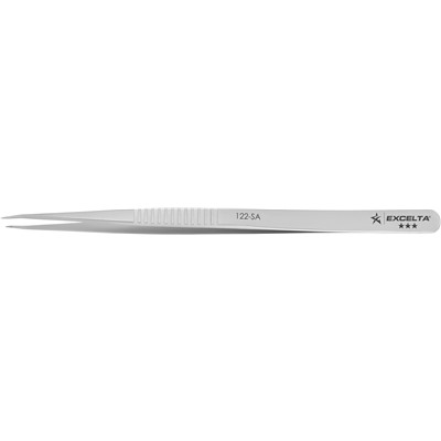 Excelta 122-SA - 3-Star Chip Handling Paddle Tip Tweezers - NEVERUST® - 4.5"