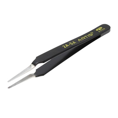 Aven 18049ARS - ESD Stainless Steel 2A-SA Artis Tweezers - 4.5"