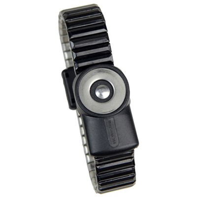 SCS (formerly 3M) 2200 Series - MagSnap™ 360 Magnetic Metal ESD Wrist Strap - Dual Wire - No Cord - Medium
