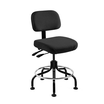 Bevco 5201 - Doral 5000 Series Upholstered Chair w/Seat & Back Tilt - 20"-25" - Mushroom Glides