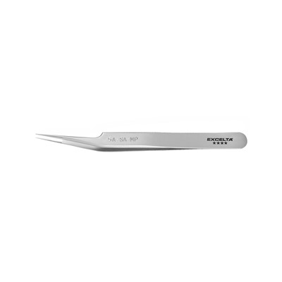 Excelta 5A-SA-MP - 4-Star Offset Tip Very Fine Point Forcep - 4.5"