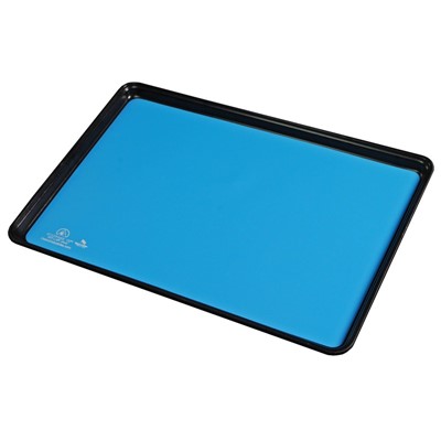 Charleswater/Desco Industries - 66464 - Statfree T2 Plus Dissipative Dual Layer Rubber Tray Liner - .060 x16"x 24" - Blue