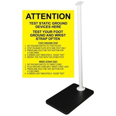 SCS 770032 - Foot Plate & Stand for Combo Tester