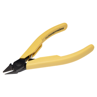Lindstrom 8148 - Precision Diagonal Cutter w/Tapered Head & Relieved & ESD Safe Handle - S Head Size - Ultra-Flush - 4.33" L