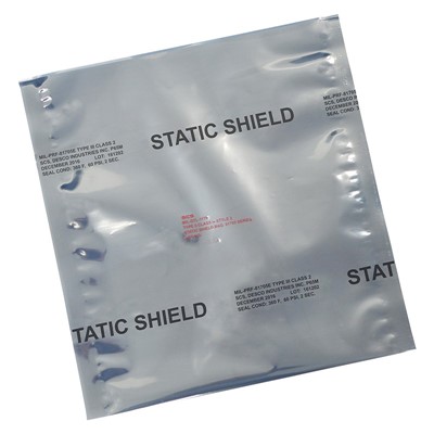 SCS 8171216 - 81705 Series Metal-In Static Shielding Bag - Open - 12" x 16" - 100/Pack