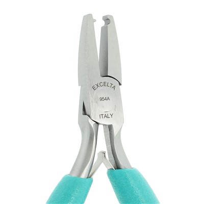 Excelta 954A - 5-Star Stress Relief Forming Pliers for 0.03" Dia. or Smaller Wire - 6"