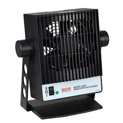 SCS 963E Benchtop Air Ionizer - 2-Speed Fan - 120V