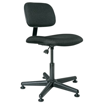 Bevco 4001 - Westmound 4000 Series Ergonomic Pneumatic Chair w/Articulating Tilt Seat & Back - Fabric - 16.5"-21.5" - Mushroom Glides
