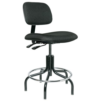 Bevco 4201 - Westmound 4000 Series Ergonomic Pneumatic Chair w/Articulating Tilt Seat & Back - Fabric - 19"-24"