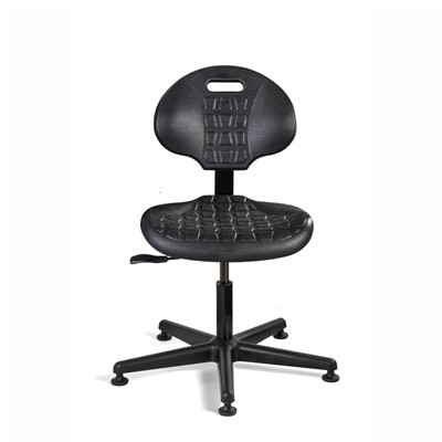 Bevco 7000-BK - Everlast 7000 Series Ergonomic Chair - Polyurethane - 15"-20" - Mushroom Glides - Black
