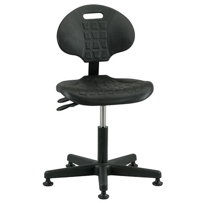Bevco 7001 - Everlast 7000 Series Ergonomic Chair w/Articulating Tilt Seat & Back - Polyurethane - 15"-20" - Mushroom Glides
