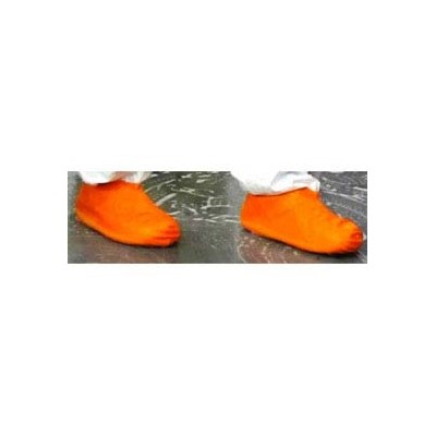 Keystone Safety BC-RBR-XL-25PR - Heavy-Duty Latex Boot/Shoe Cover - Cleanroom Class 6 - X-Large - Orange - 50/Case