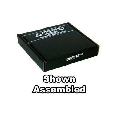 Conductive Containers (CCI) 3180-3C - CorRec-Pak® Shipping Box Only (Shipped Flat) - ESD-Safe - 9" x 7.5" x 1.5" - 50/Set
