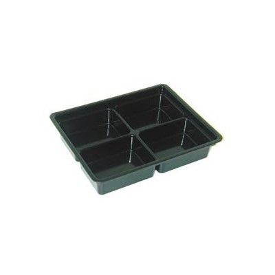 Conductive Containers (CCI) 13025 - CP Conductive Kitting Tray - 9.25" x 7.25" x 1.75" - 25/Set