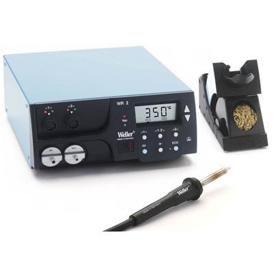 Weller WR2000 - Self-Contained Digital 2 Channel Rework Station w/HAP1 Pencil - ESD-Safe - 300W