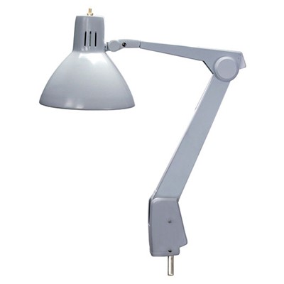 Dazor 604A-DG - CFL/Incandescent Lamp w/Floating Arm - 31" Reach - Pivot Only - Dove Gray