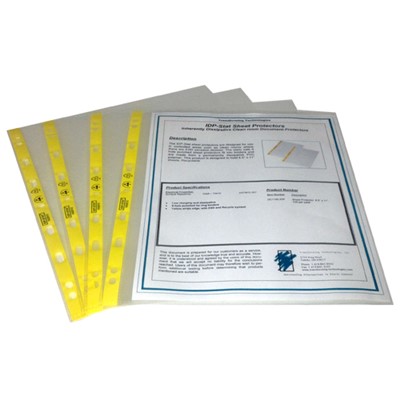 Transforming Technologies DC1185.IDP - Permanently Static Dissipative Sheet Protector - 8.6" x 11.25" - 100/Pack