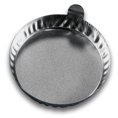Eagle Thermoplastics (ETI) D70-100 - Disposable Aluminum Dish w/Tabs - Round - 80 ml - 100/Pack
