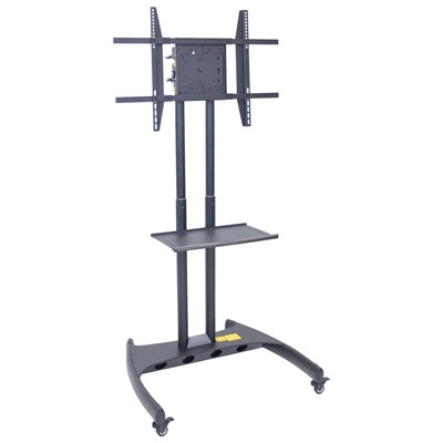 Luxor/H Wilson FP3500 - Adjustable Height Rotating LCD TV Stand & Mount - 28" x 32" x 46"-62" - Black
