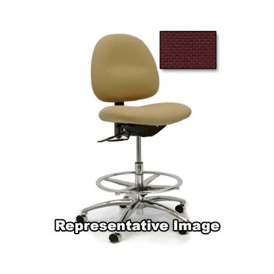 Gibo/Kodama 3000AT-F114-01 - Stamina 3000 Series Desk Height Chair - Autonomous Control - 17"-21" - Fabric - Burgundy