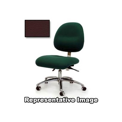 Gibo/Kodama C4000IT-V510-01 - Synchron 4000 Series Class 100 Cleanroom Desk Height Chair - Independent Tilt Control - 18"-23" - Vinyl - Deep Burgundy