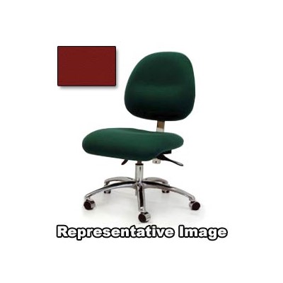 Gibo/Kodama C4000IT-V552-01 - Synchron 4000 Series Class 100 Cleanroom Desk Height Chair - Independent Tilt Control - 18"-23" - Vinyl - Red