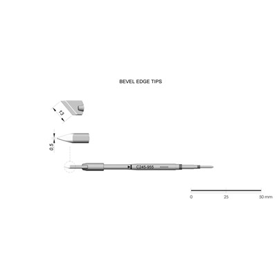 JBC Tools C245-955 - C245 Series Cartridge - Knife - Extended Life - 13.0 mm x 0.5 mm