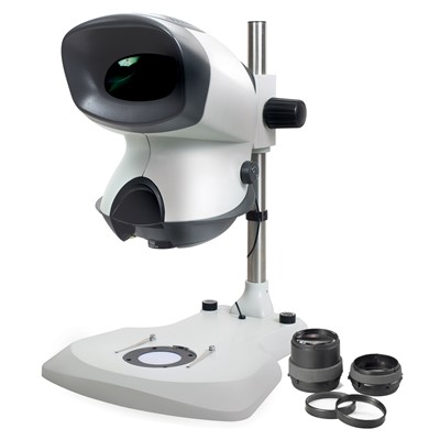 Vision Engineering MCH-001/MBS-002/4X - Mantis Compact Series Stereo Microscope Visual Inspection System w/Bench Stand & 4X Magnification Lens
