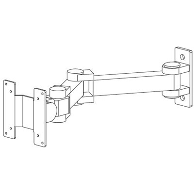 Production Basics 8632 - Flat Screen Monitor Arm for Workbench - 17" Extension