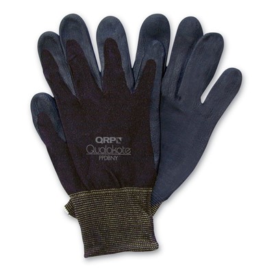 QRP PPDBNY - Qualakote NY Assembly/Inspection Gloves - Black - 12 Pair/Pack