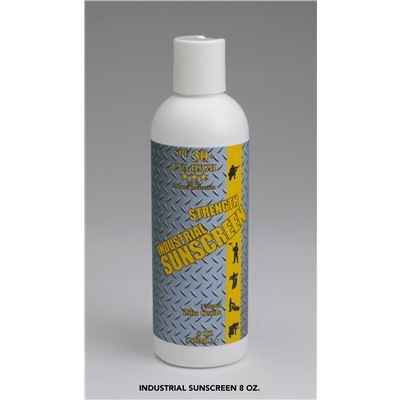 R&R Lotion ISSC-8-30+FF - Industrial Sunscreen - SPF 30+ - Fragrance Free - 8 oz Bottle - 24 Bottles/Case