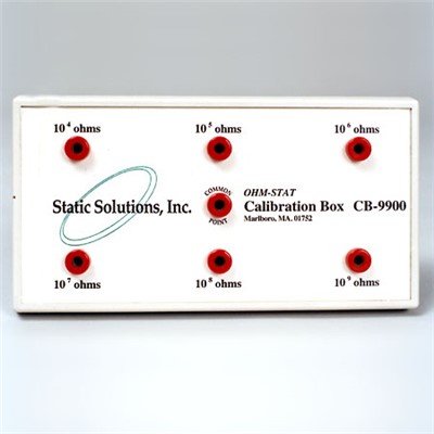 Static Solutions CB-9900 - Ohm-Stat™ Calibration Box for Resistivity Meters & Testers - NIST Certificate