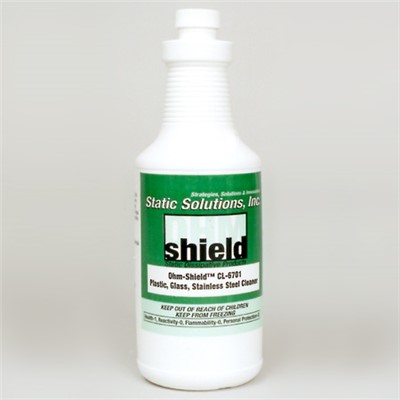 Static Solutions CL-6701 - Ohm-Shield™ Plastic, Glass & Stainless Steel Cleaner - 1 Gallon Jug