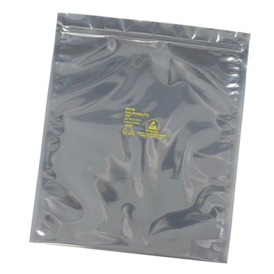 SCS 300424 - 1000 Series Metal-In Zip-Top Static Shielding Bag - 4" x 24" - 100/Pack