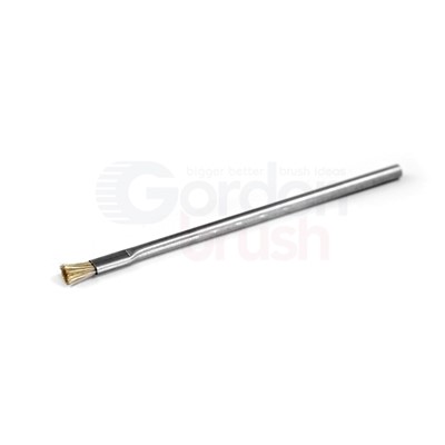 Gordan Brush SST6HH - Applicator Brush - Anti-Static Horse Hair 5/16" Trim / 3/16" Diameter Stainless Steel Tube Handle