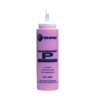 Techspray 2211-8SQ - WonderMASK® P - Temporary Peelable Solder Mask - 8 oz Squeeze Bottle