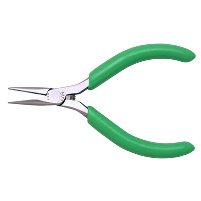 Xcelite L4V - 4" Sub-Miniature Needle Nose Pliers w/Green Cushion Grips