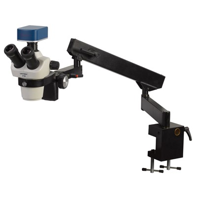 Unitron 13237 - Z730 Series Trinocular Zoom Stereo Microscope - Flexible Arm Stand