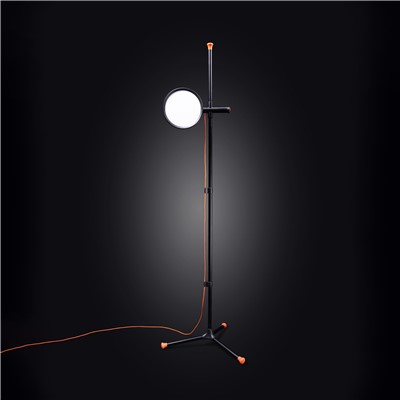 Daylight U31575 Artist Studio 2 Floor Standing Lamp - LED - 6000 Lumens - Black / Orange